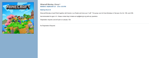 Mine craft Monday 1