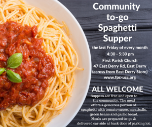 Community Spaghetti Supper 1