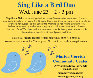 250625 Sing Like a Bird Duo