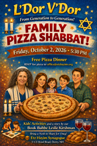 Family Shabbat 10 2 26